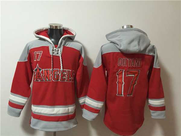 Los Angeles Angels #17 Shohei Ohtani Red Ageless Must-Have Lace-Up Pullover Hoodie,We sell and wholesale Los Angeles Angels #17 Shohei Ohtani Red Ageless Must-Have Lace-Up Pullover Hoodie on line form chian!
